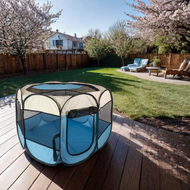 Produktbild Intirilife Haustier Laufstall Spielzelt