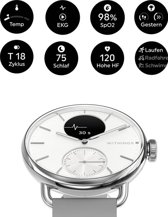 Produktbild Withings ScanWatch 2 (38 mm)