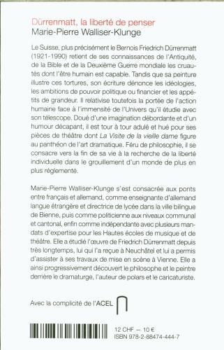 Image du produit Dürrenmatt : la liberté de penser (Français, Le poulain valaisan Marie-Pierre, 2021)