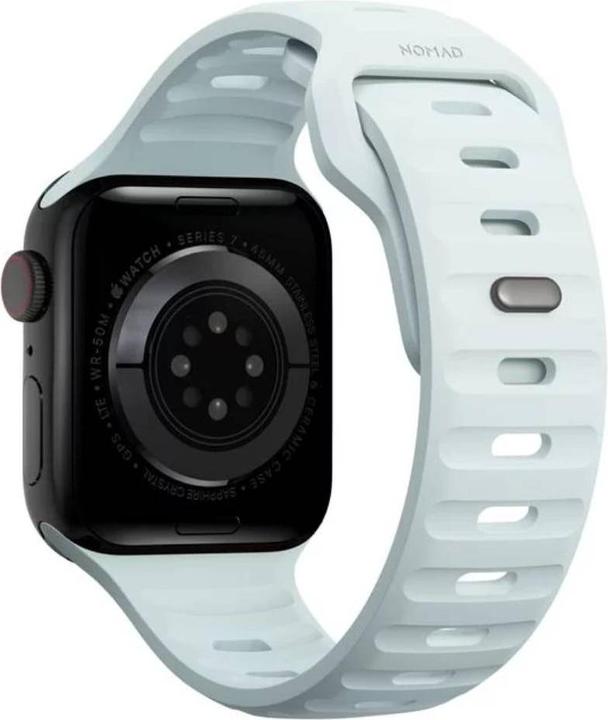 Produktbild Nomad Sport Band 38/40/41mm Icy Blue Glow (38 mm, Fluorkautschuk (FKM))