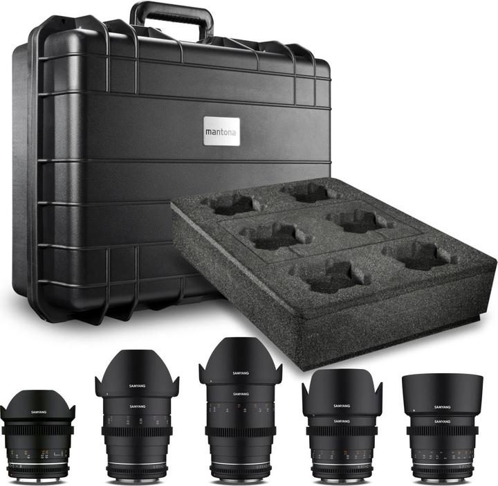 Image du produit Samyang MF 14/24/35/50/85 MK2 Kit valise VDSLR Canon EF (Canon EF)