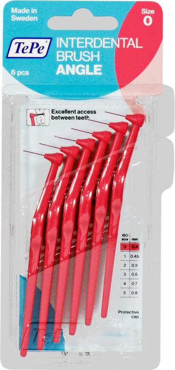 Produktbild TePe Interdentalbürsten Angle ISO 0 (6 x, 0.40 mm)