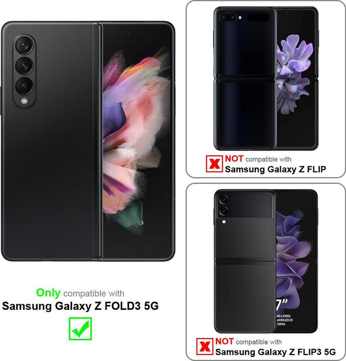 Produktbild Cadorabo Universale Schutzhülle Tasche mit Gürtelclip (Samsung Galaxy Z Fold3)