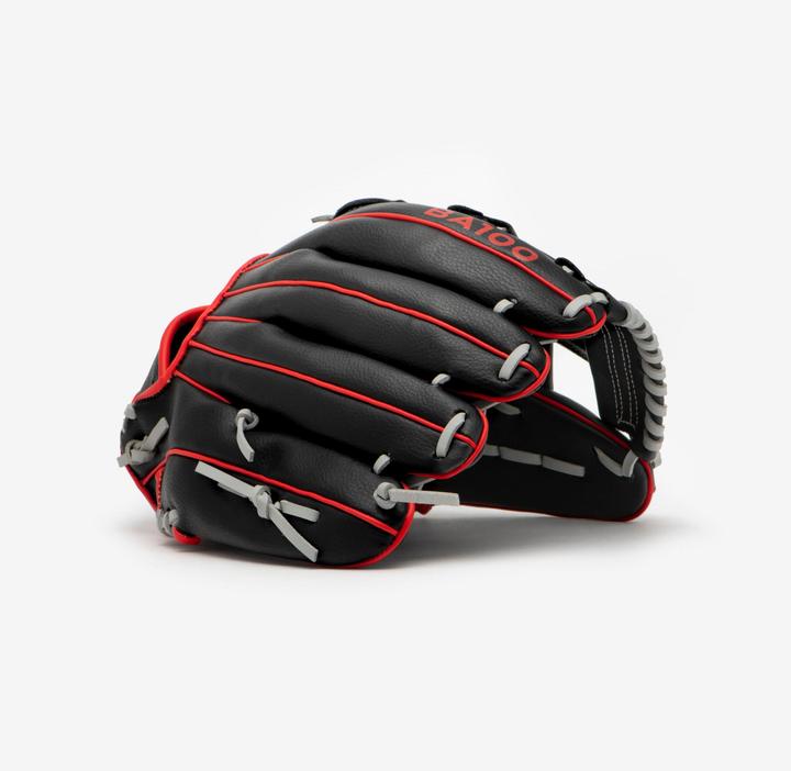 Image du produit Kipsta Gants de Baseball Femme/Homme - BA100 LHT noir/rouge (11.50")