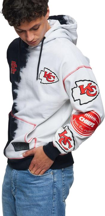 Immagine prodotto Recovered Felpa con cappuccio in pile Re:covered - INK DYE Kansas City Chiefs - XL (XL)