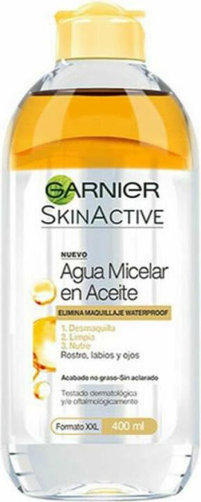 Garnier Skin Active Micellar Water Oil (400 ml) (Make-Up Entferner, 400 ml)