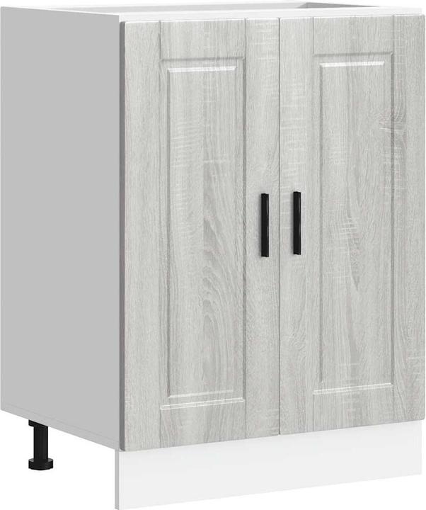 Actual product image VidaXL Kitchen base unit Porto Grey Sonoma wood-based kitchen cabinet