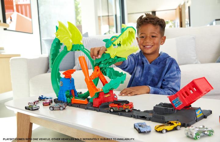 Immagine prodotto Hot Wheels Scontro a fuoco di Dragon Drive
