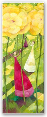 Image du produit Trenddeko Blanz - prairie fleurie - panorama (30 x 80 cm)