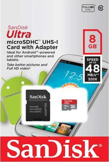 Produktbild SanDisk Ultra (128 GB, SDXC, U1, UHS-I)