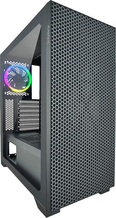 Actual product image Linkworld Hive 450 GAMING Miditower Black RGB retail - Midi/Minitower - ATX (mATX, ITX, ATX, E-ATX)
