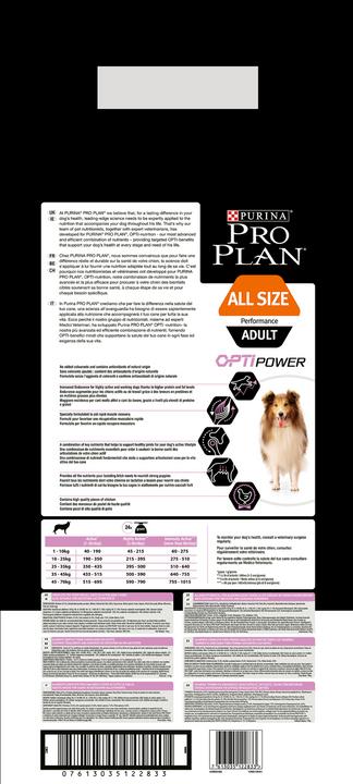 Produktbild Pro Plan Performance Huhn (Adult, 1 Stk., 14000 g)
