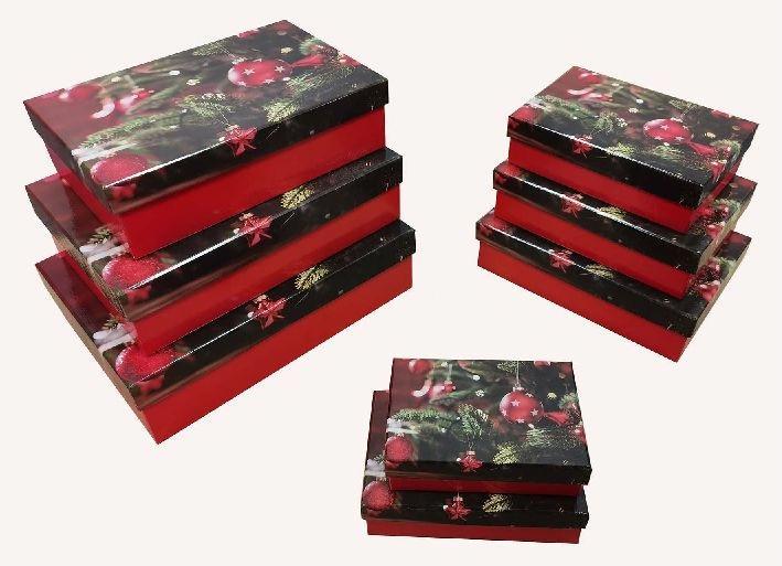 PBS Austria Kartonage 8 teilig Weihnachtsmotiv (Geschenkbox, 8 x)