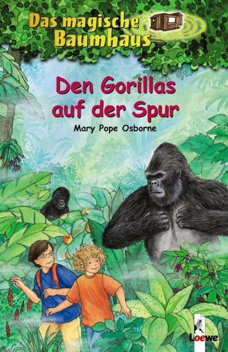 Actual product image Den Gorillas auf der Spur (German, Mary Pope Osborne, 2005)