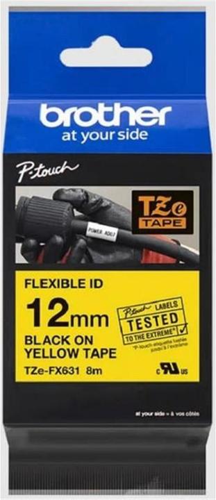 Produktbild Brother Tze-Fx631 (1.20 cm, Gelb)