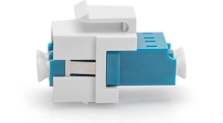 Actual product image Digitus Fiber optic LC/LC duplex coupler, Singlemode, Keystone module (Keystone module)