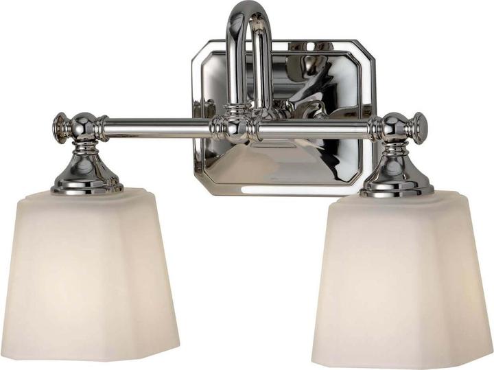 Produktbild Elstead Lighting Concord LED Wandleuchte G9 2-fach Poliertes Chrom IP44 (640 lm, G9)