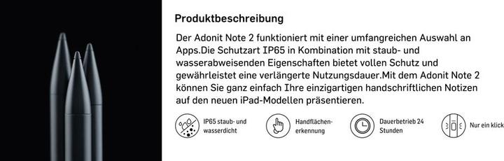 Produktbild Adonit Note 2