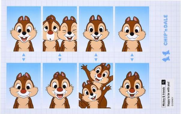 Image du produit Disney Chip & Dale Fotoaufkleber Sticker Collection