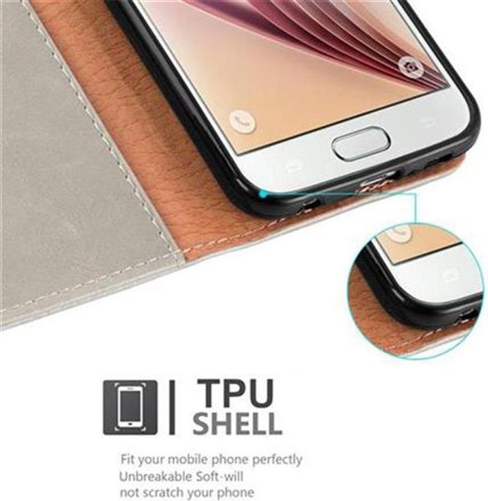 Actual product image Cadorabo Book Luxury Cover (Samsung Galaxy S6)
