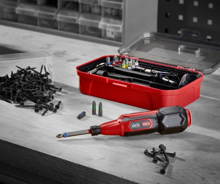 Immagine prodotto 4K5 Strumenti PDS 5-Set di cacciaviti elettrici misura (cacciavite) 1/4/ (Fessura croce Phillipps (PH), Cacciavite a croce PZ, Sezione T, Chiave a brugola, Porta)
