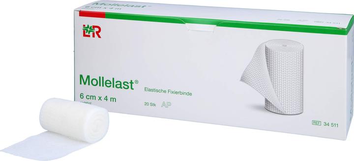 Actual product image Lohmann & Rauscher Fixation bandages 4 m x 6 cm / 20 pcs.