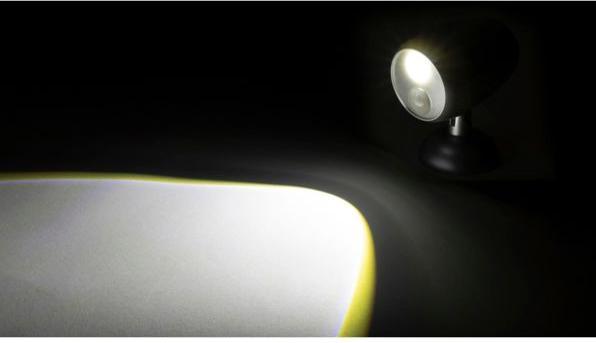 Actual product image REV LED spotlight with motion detector si