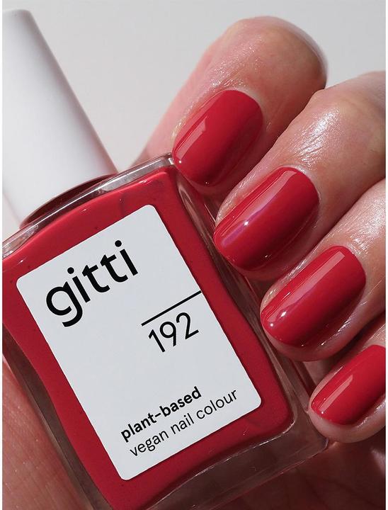 Actual product image Gitti no. 192 Nail Polish Hibiscus Red (no. 192 Hibiscus Red)