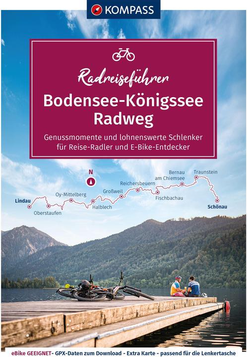 Immagine prodotto RadReiseFührer Bodensee-Königssee Radweg (Tedesco, Bussola, 2022)