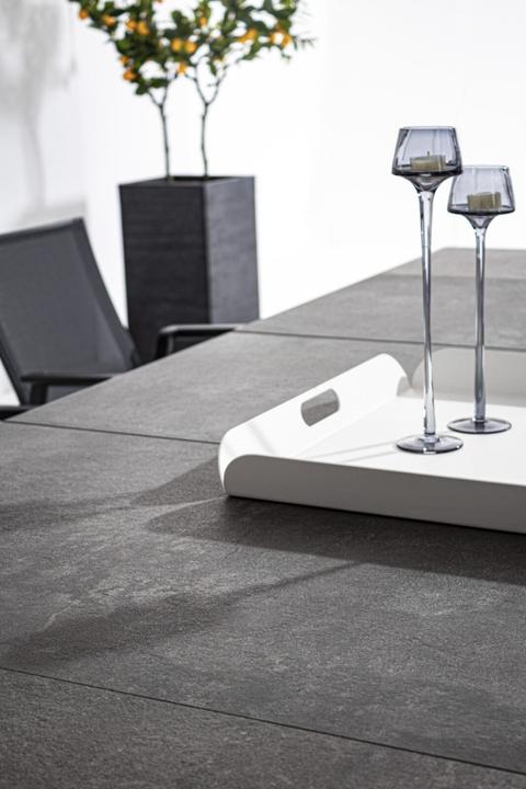 Image du produit Bizzotto Table à rallonge de jardin Krion 205- anthracite (205 cm)