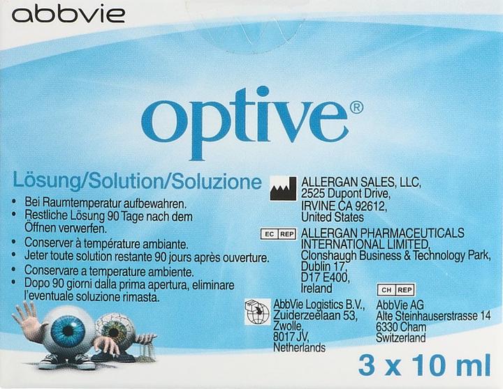 Image du produit Optive solution confort gtt opht (30 ml, Gouttes pour les yeux Optive Gtt Opht)