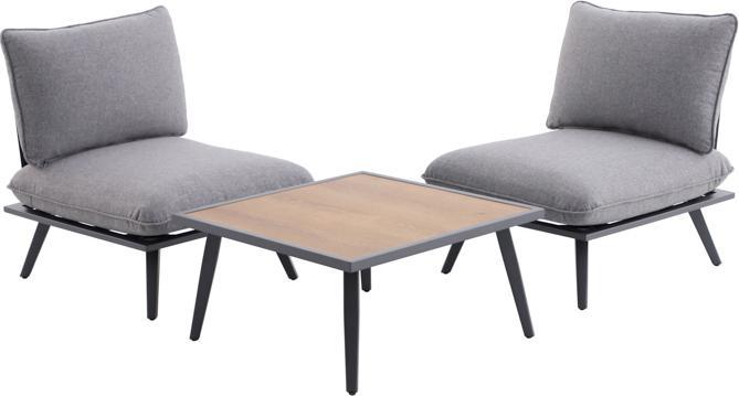 Produktbild Royal Garden Antao 2 Sessel & 1 Tisch Hellgrau