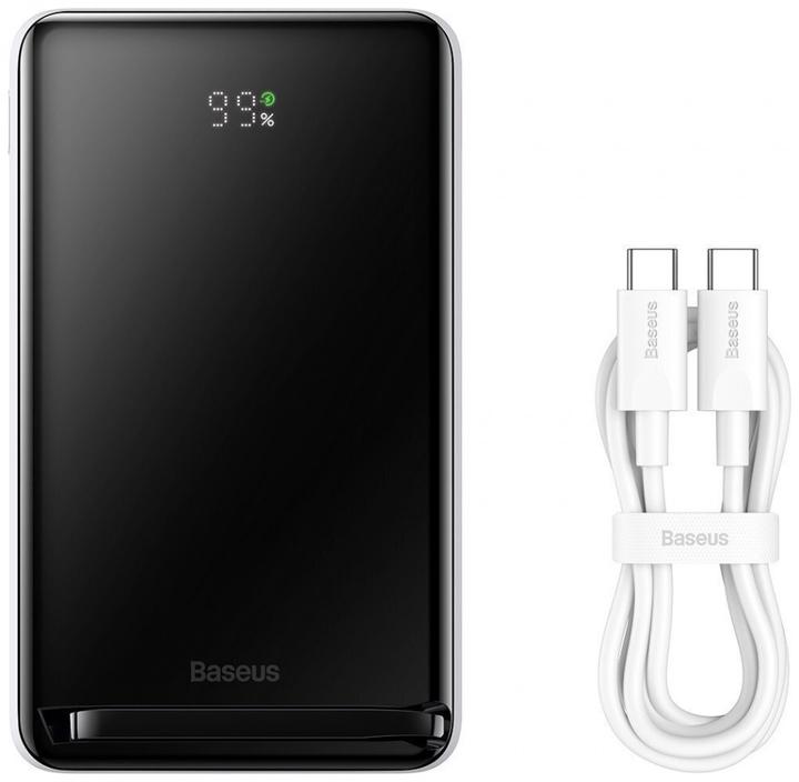Productafbeelding Baseus Powerbank Magnetic 10000mAh 20W (wit) (10000 mAh, 20 W, 38.50 Wh)