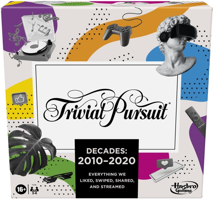 Hasbro Gaming Trivial Pursuit Decenni dal 2010 al 2020 Gioco da tavolo Trivia (Finlandese)