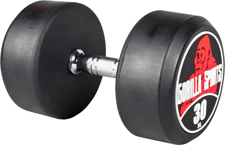 Immagine prodotto Gorilla Sports Manubri rotondi (1 x 30 kg)