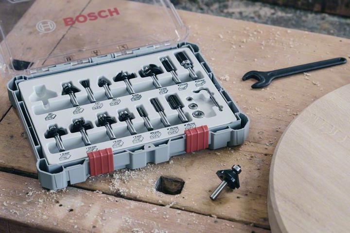 Actual product image Bosch Professional Zubehör Freehand burr set. 8 mm shank. 30 pieces