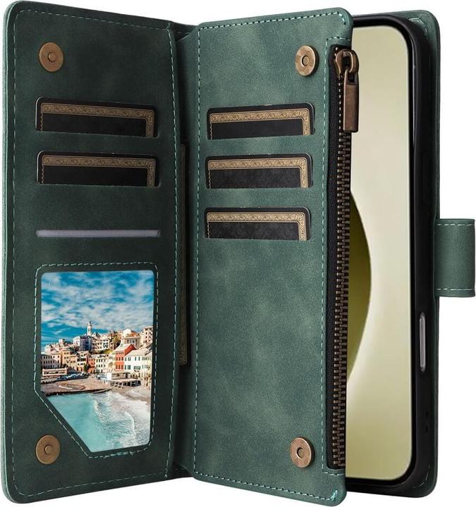 Immagine prodotto Cover-Discount iPhone 16 Pro - Custodia a portafoglio con cordino (Apple iPhone 16 Pro)