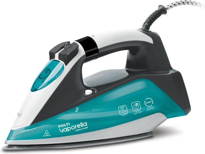 Polti Iron PLEU0253 Vaporella Quick & Slide QS220 Steam Iron, 2400 W, Water tank capacity 350 ml, Cont (2400 W, 40 g/min)