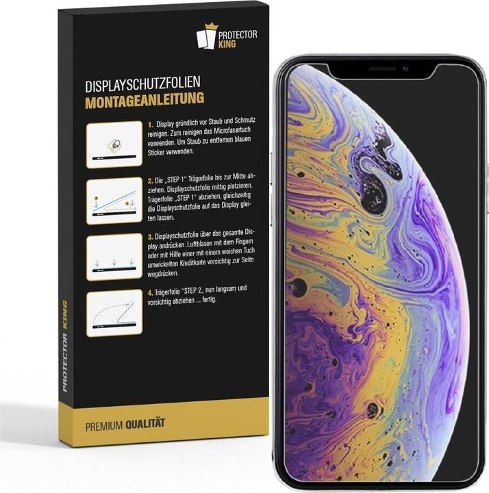 Produktbild Protectorking 3x Panzerfolie Anti-Shock matt entspiegelt (1 Stück, Apple iPhone X)