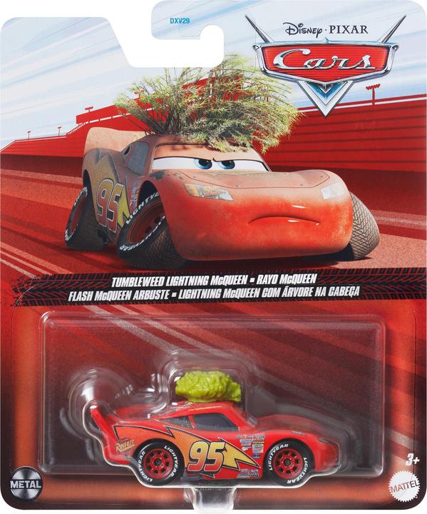 Mattel Disney Pixar Cars – Véhicule Flash McQueen arbuste