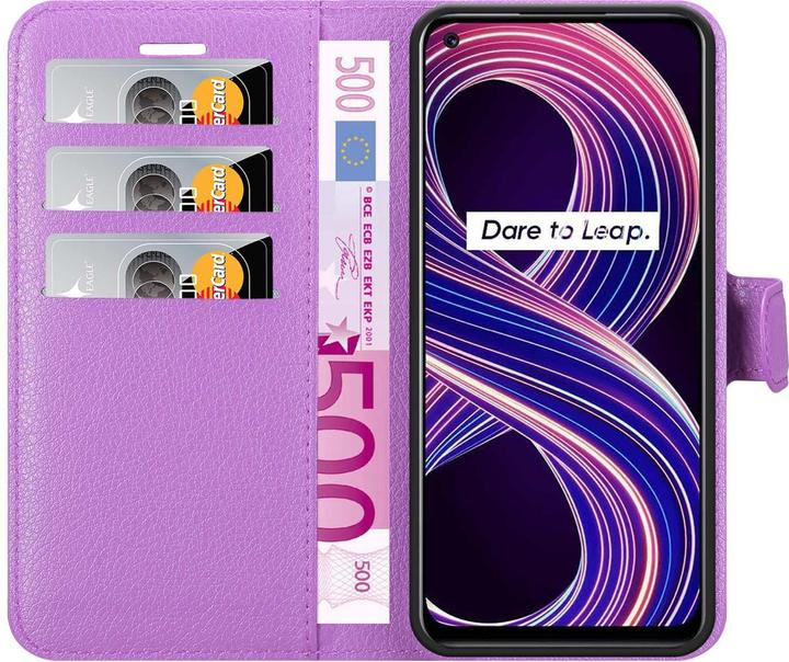 Actual product image Cadorabo Book Stand Case for Realme 8 5G / V13 / Q3 / Q3i / Narzo 30 5G (Realme Narzo 30 5G, Realme V13, Realme Q3i 5G)