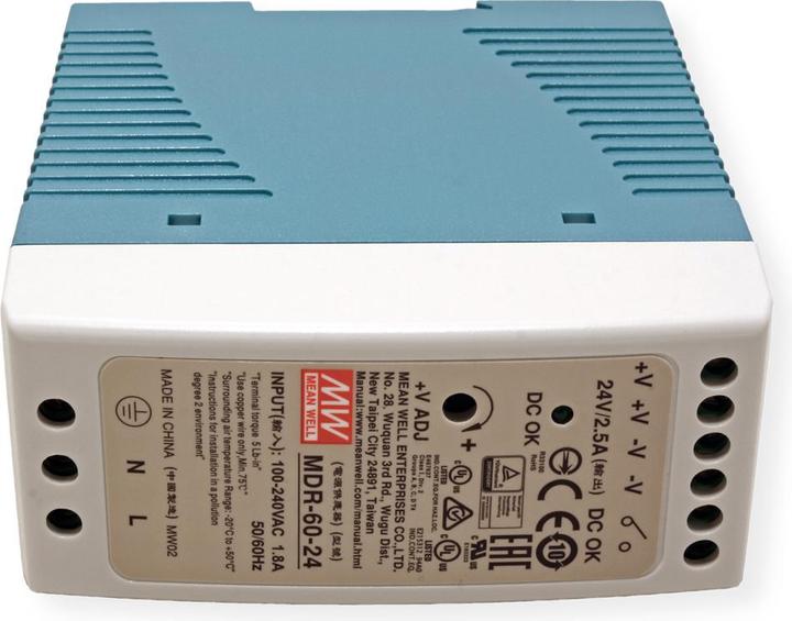 Actual product image Trendnet AC, 50/60Hz, DC, MTBF 2,992,000h