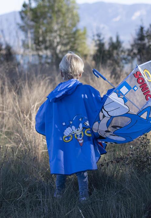 Actual product image Cerda Raincoat Poncho - Sonic (2400000732) (3, 4)