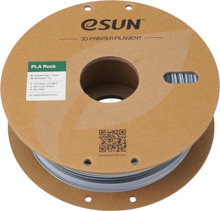 Actual product image eSUN PLA ROCK 1,75mm LIMESTONE 1kg (PLA, 1.75 mm, 1000 g, Grey)