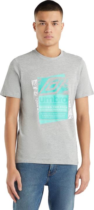 Actual product image Umbro Mens Layered Box Logo T-Shirt (S)