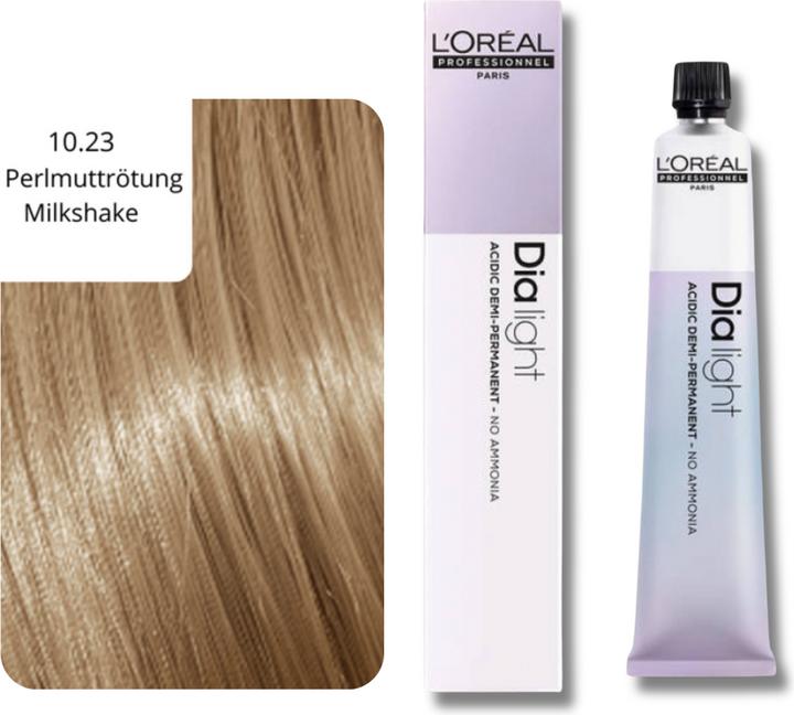 Immagine prodotto L'Oréal Professionnel Tinta per capelli Dialight (10.23 Perla che arrossisce frullato)