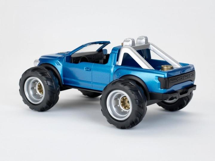 Produktbild Theo Klein 3312 2017 Ford F-150 Raptor Schraubauto, 3 in 1 I Bau-Set für mindestens 4 Ford-Raptor-Modelle I Ink
