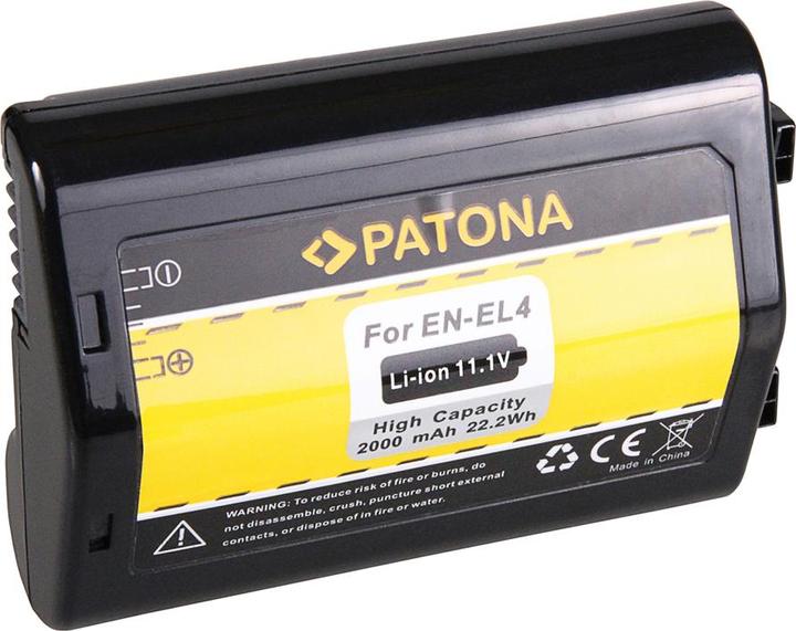 Image du produit Patona Akku wie Nikon EN-EL4 für Nikon D2../D3. (Batterie de l'appareil photo)