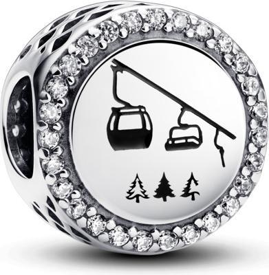 Immagine prodotto Pandora Skifahren Charm (Argento 925, Smalto)