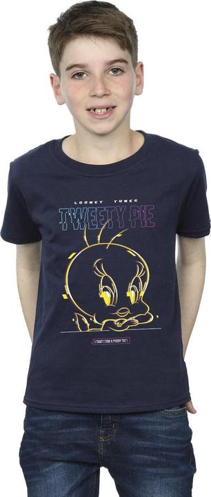 Immagine prodotto Looney Tunes Tweety Glitch Maglietta Ragazzi (152, 158)